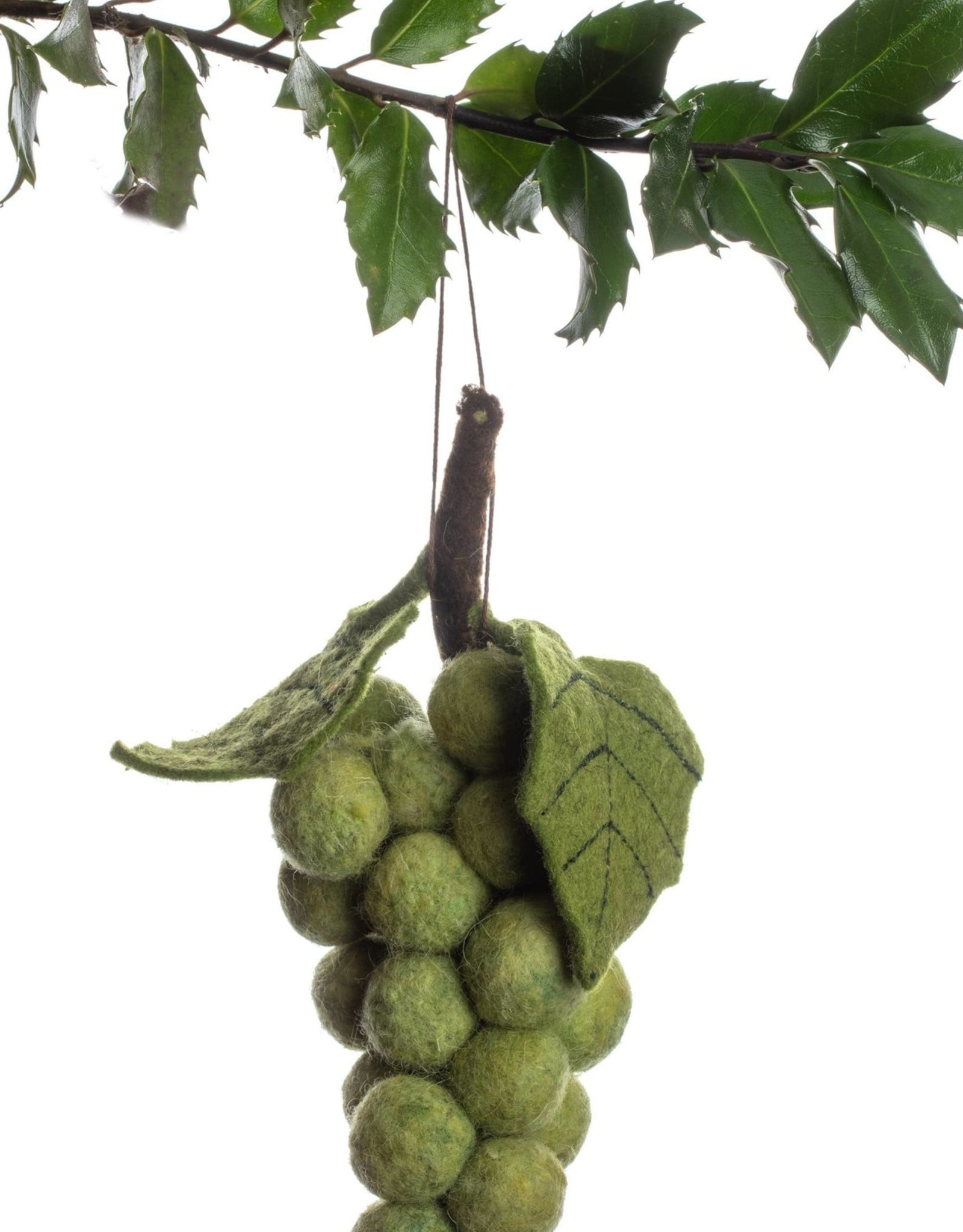 Silk Road Bazaar Green Grape Ornament