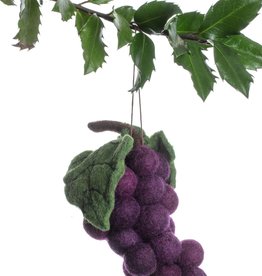 Silk Road Bazaar Purple Grape Ornament