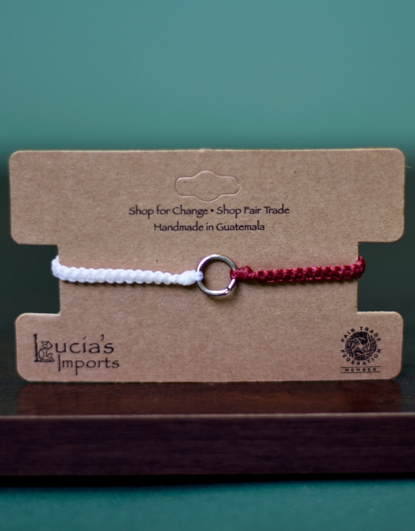 Lucia's Imports Earth Elements String Bracelets, Assorted Colors