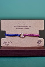 Lucia's Imports Earth Elements String Bracelets, Assorted Colors