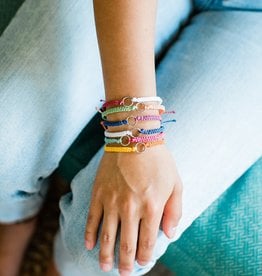 Lucia's Imports Earth Elements String Bracelets, Assorted Colors