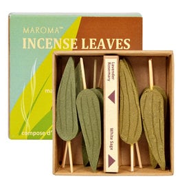 Maroma White Sage & Lavender Rosemary Incense Leaves