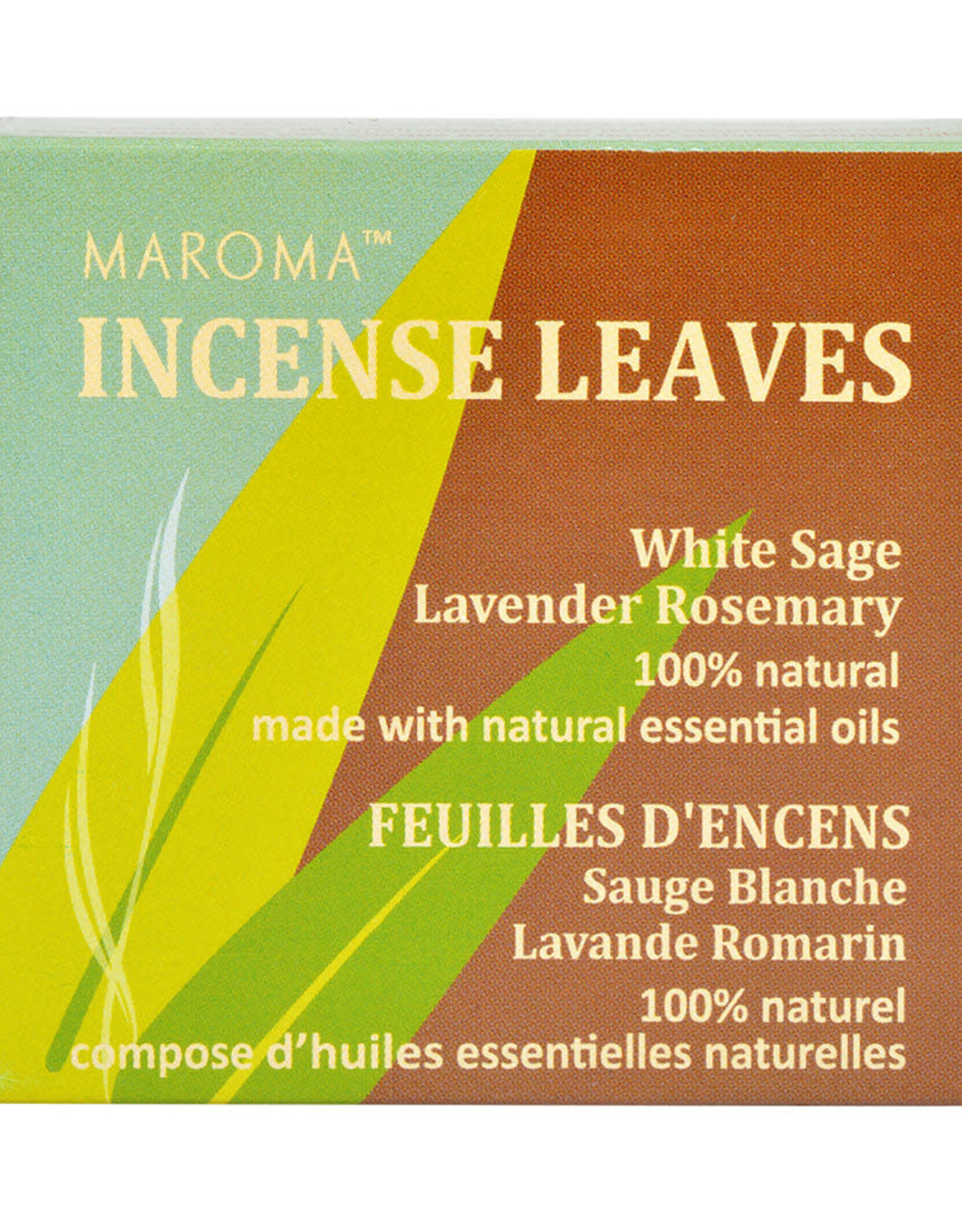 Maroma White Sage & Lavender Rosemary Incense Leaves