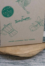 Twin Engine Eco-Dyed Cotton Tea Towel