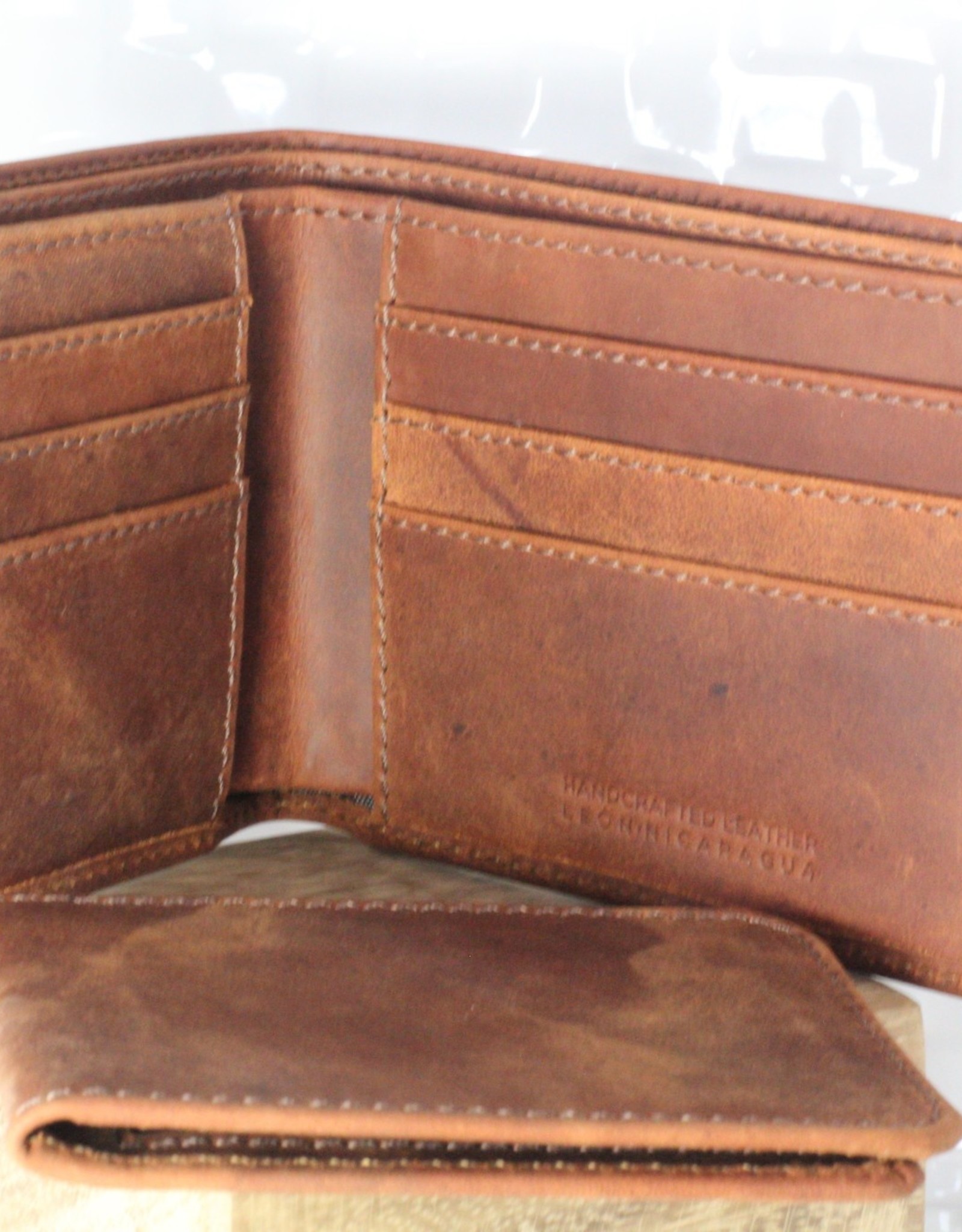 Twin Engine Origin Creations Leather Bi-fold Wallet