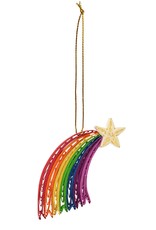 Ten Thousand Villages Quill Rainbow Ornament