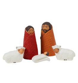 Ten Thousand Villages Cozy Sheep Nativity