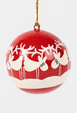 Ten Thousand Villages Dancing Reindeer Ornament