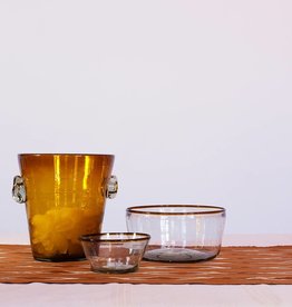 Sobremesa Small Amber Multi Rim Bowl