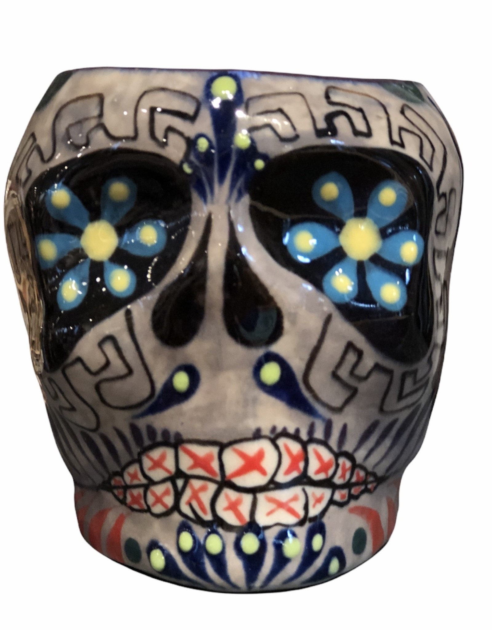 Hand Painted Mug  Sugar Skull Coffee Mug - Zenwaro