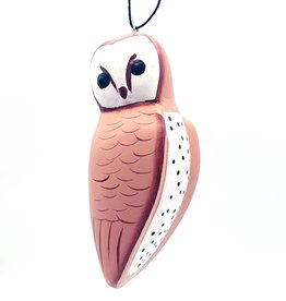 Women of the Cloud Forest Barn Owl Balsa Ornament