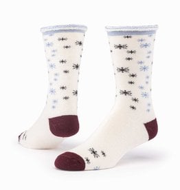 Maggie's Organics Wool Snuggle Socks (Snowy White)