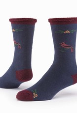 Maggie's Organics Wool Snuggle Socks (Cardinal Blue)
