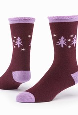 Maggie's Organics Wool Snuggle Socks (Forest Wine)