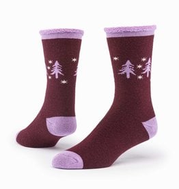 Maggie's Organics Wool Snuggle Socks (Forest Wine)