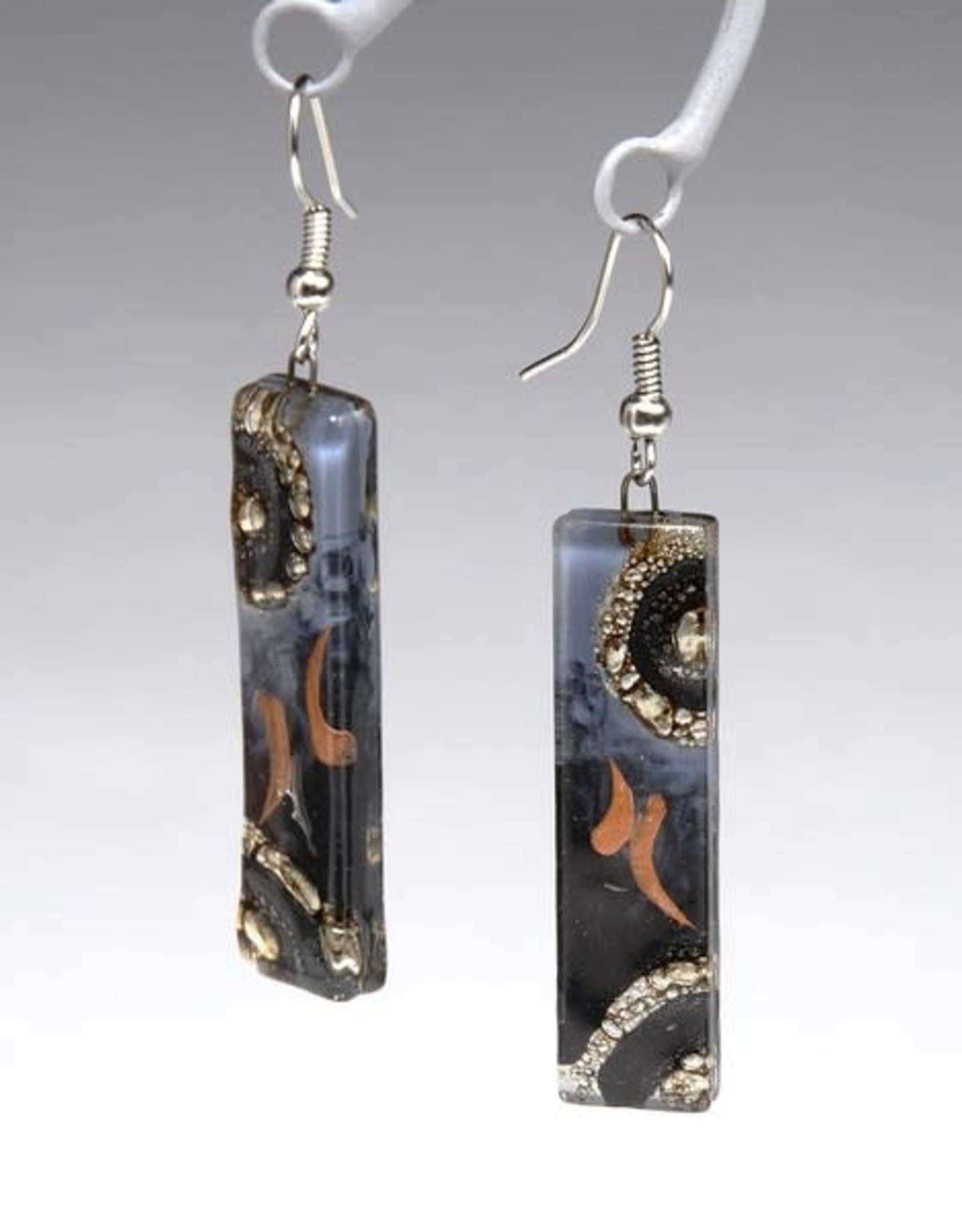 Ten Thousand Villages Fascination Glass Earrings