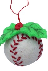 Global Crafts Baseball Felt Ornament