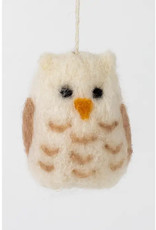 Ten Thousand Villages Wool Owl Ornament