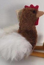 Blossom Inspirations Hen Alpaca Fur Toy (Assorted Colors)
