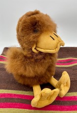 Blossom Inspirations Brown Duck Alpaca Fur Toy