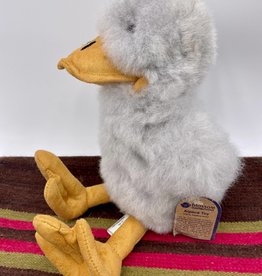 Blossom Inspirations Grey Duck Alpaca Fur Toy