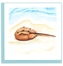 Quilling Card Quilled Horseshoe Crab Greeting Card