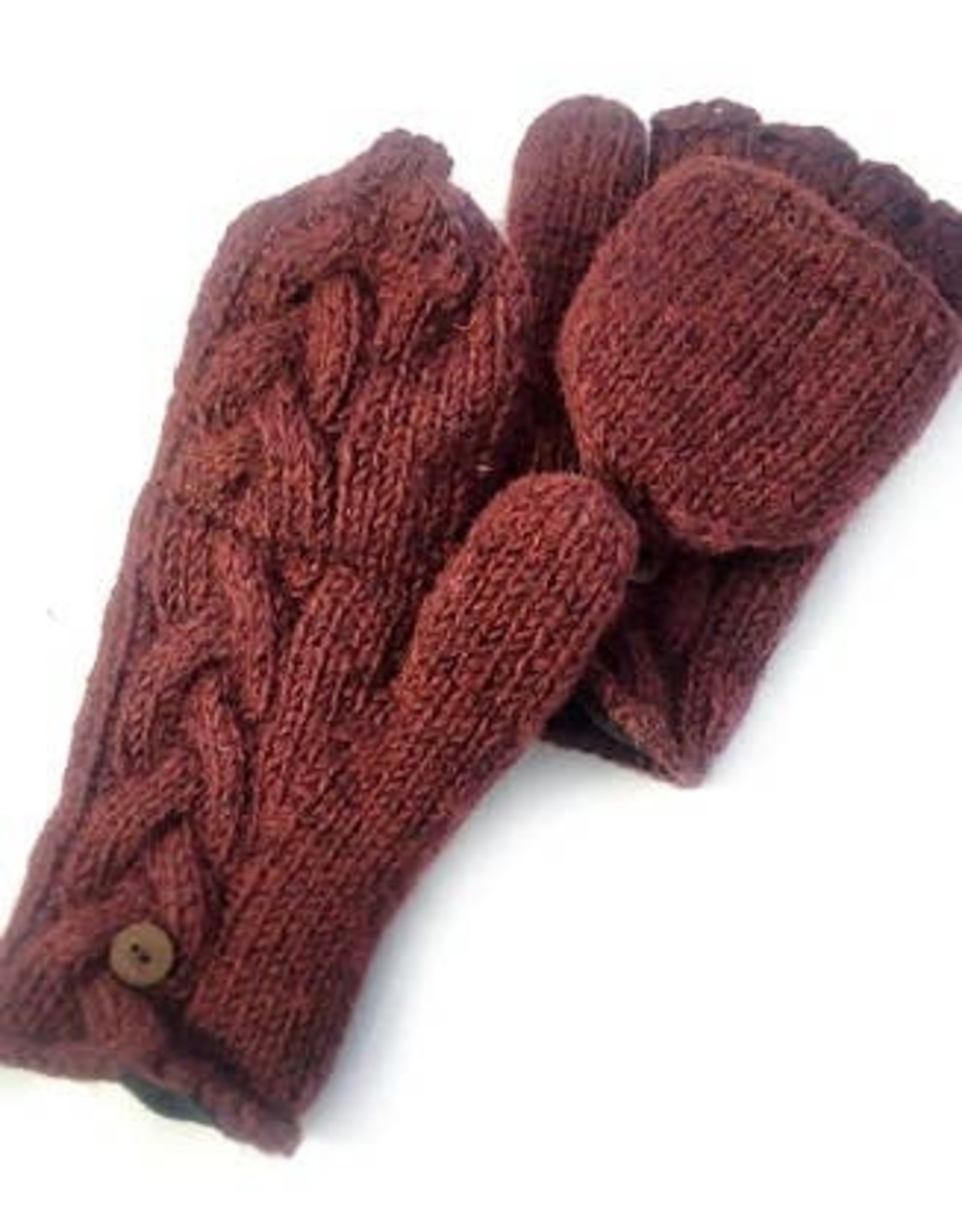 Ganesh Himal Wool Knit Glitten, fleece lining