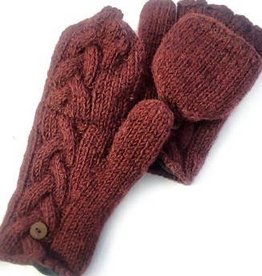 Ganesh Himal Wool Knit Glitten, fleece lining