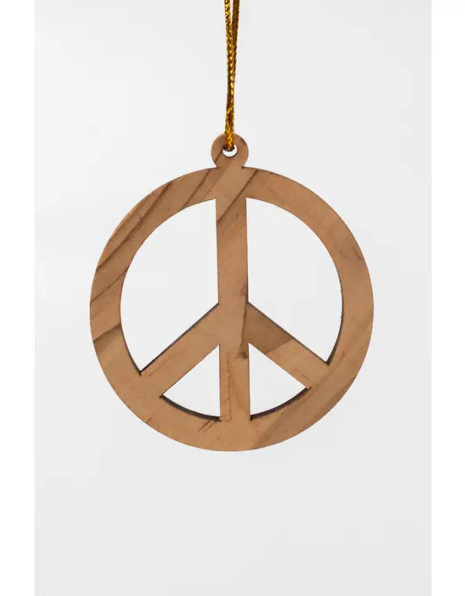 Ten Thousand Villages Peace Symbol Ornament