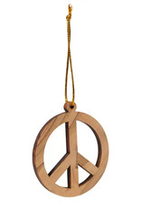 Ten Thousand Villages Peace Symbol Ornament