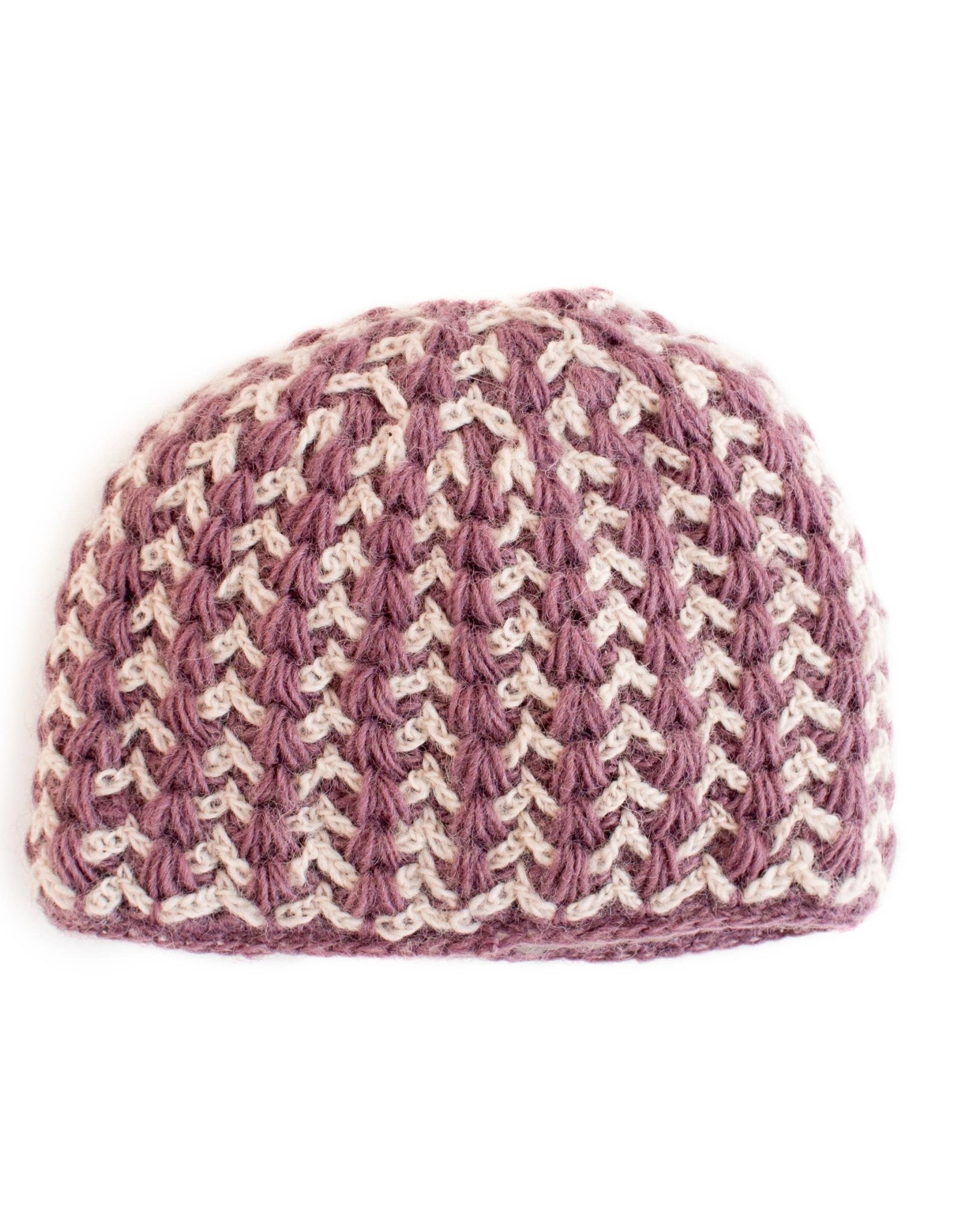 Ganesh Himal Mountain Crochet Wool Hat