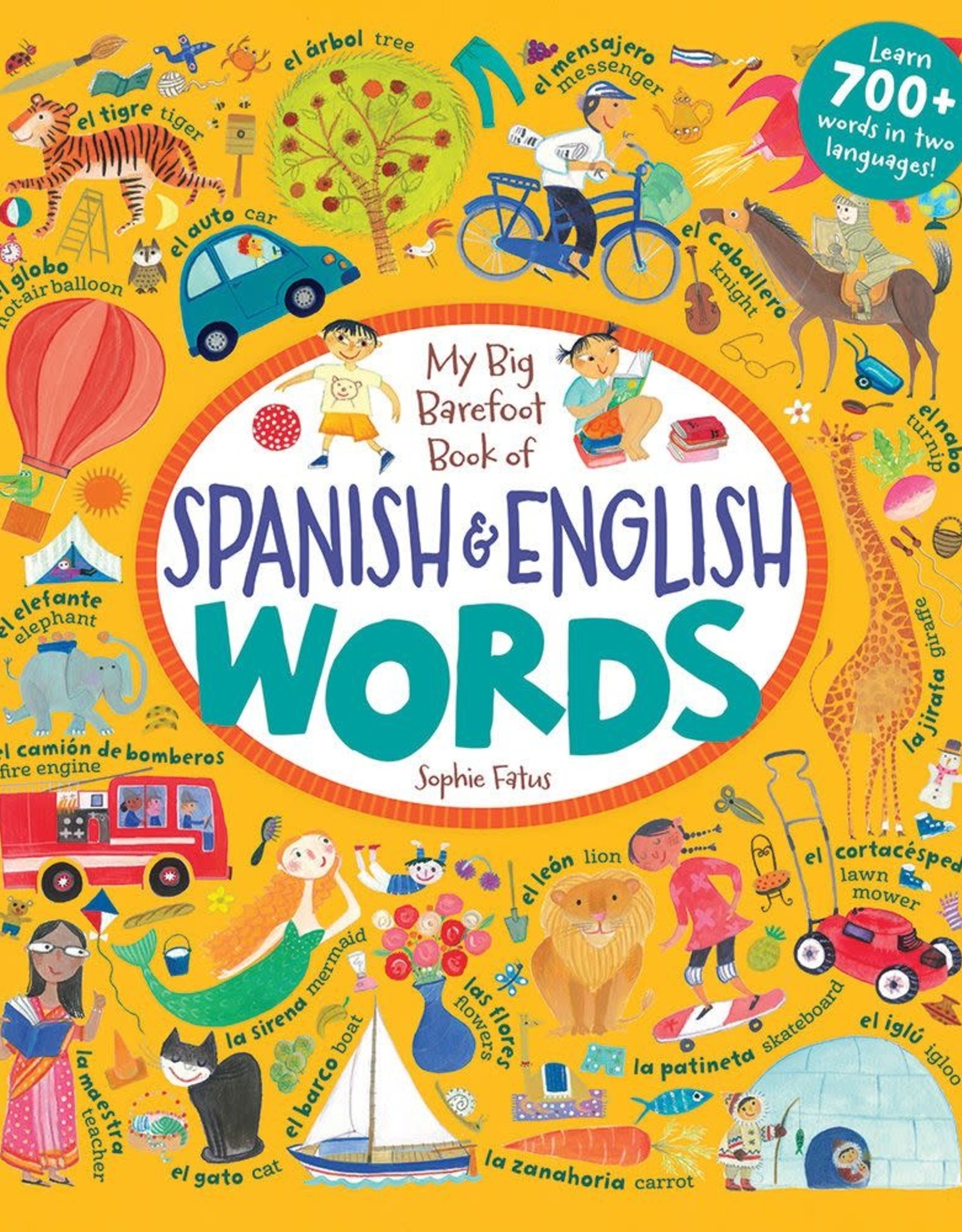 Barefoot Books My Big Barefoot Book of Spanish & English Words (Hardback)