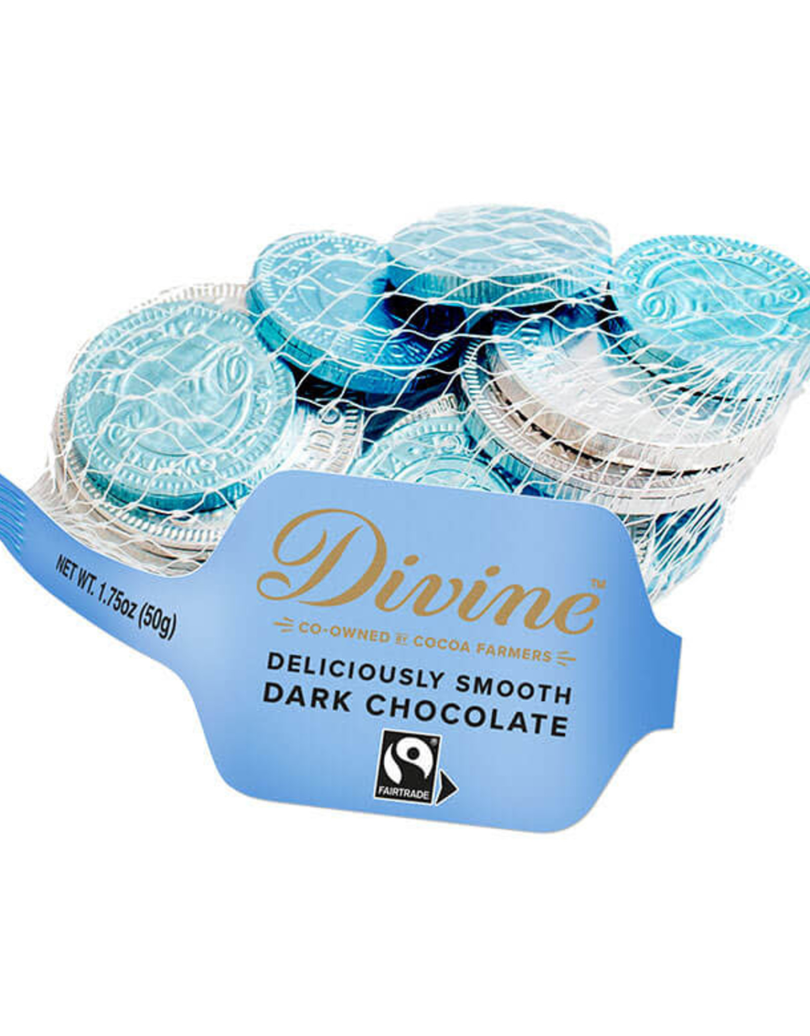 Divine Chocolate Dark Chocolate Coins / Gelt
