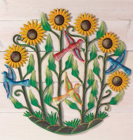 Serrv Sunflower Garden Wall Art