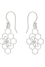 Serrv Beehive Silver Earrings