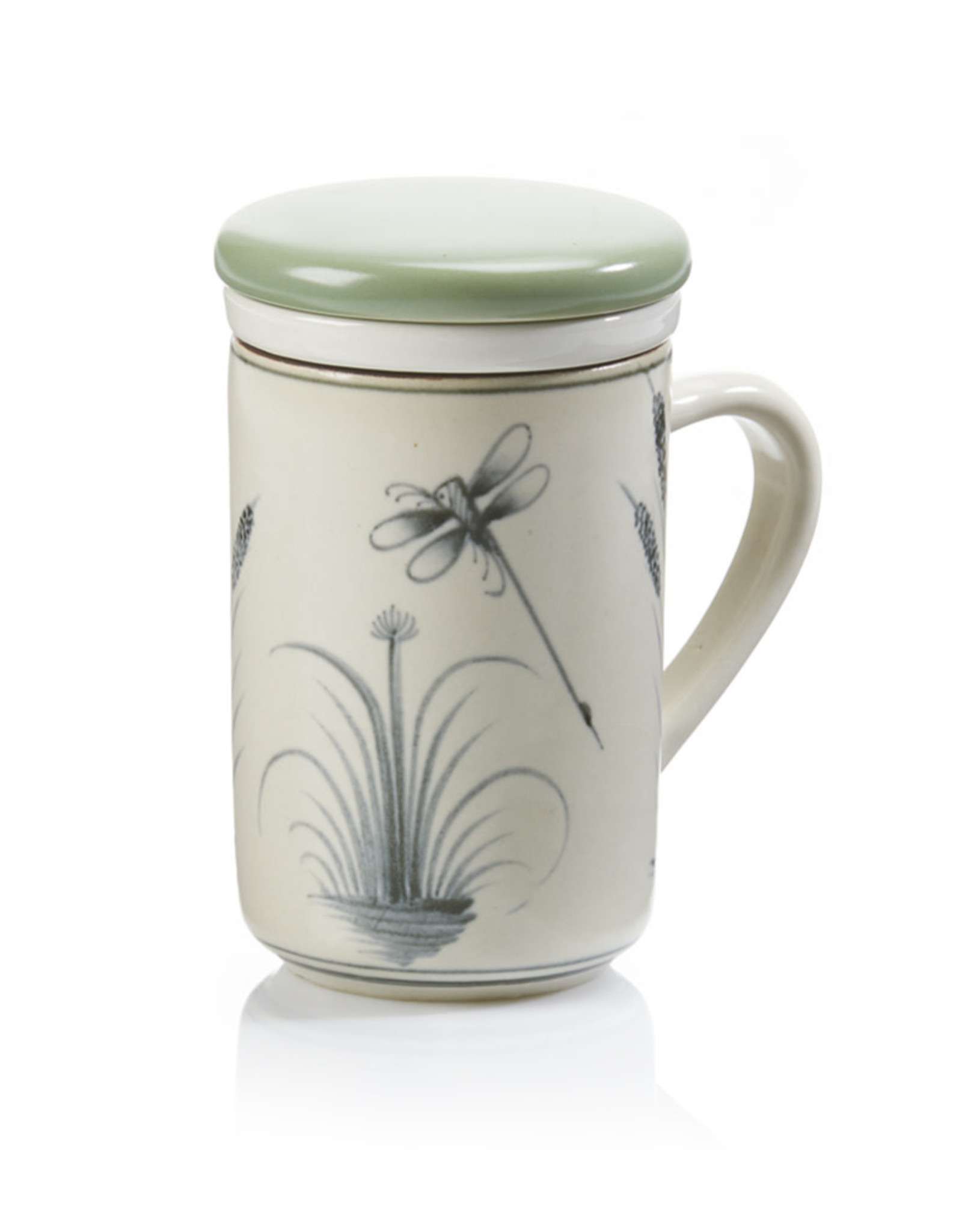 Serrv Dragonfly Tea Infuser Mug