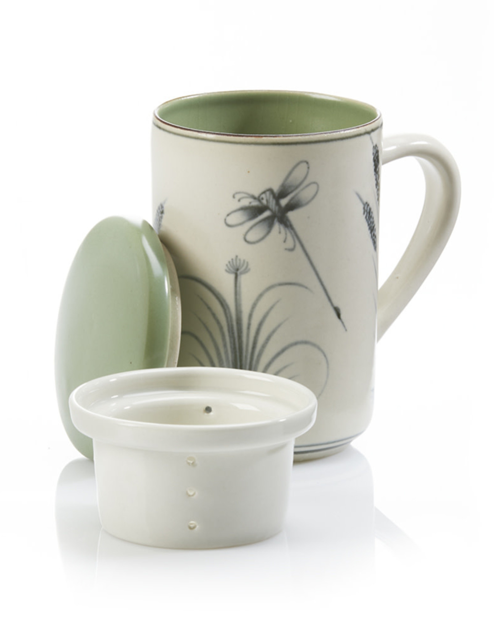 Serrv Dragonfly Tea Infuser Mug
