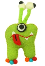Global Crafts Green MonsterTooth Fairy Pillow