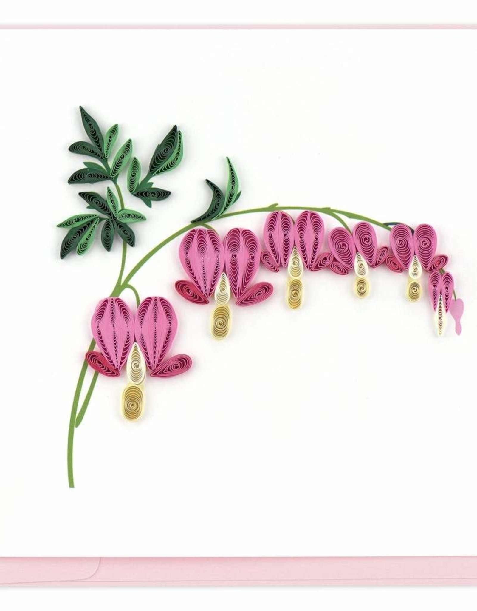 Quilling Card Quilled Bleeding Heart Greeting Card
