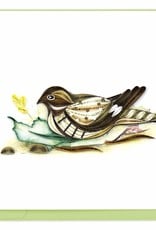 Quilling Card Quilled Nighthawk Greeting Card