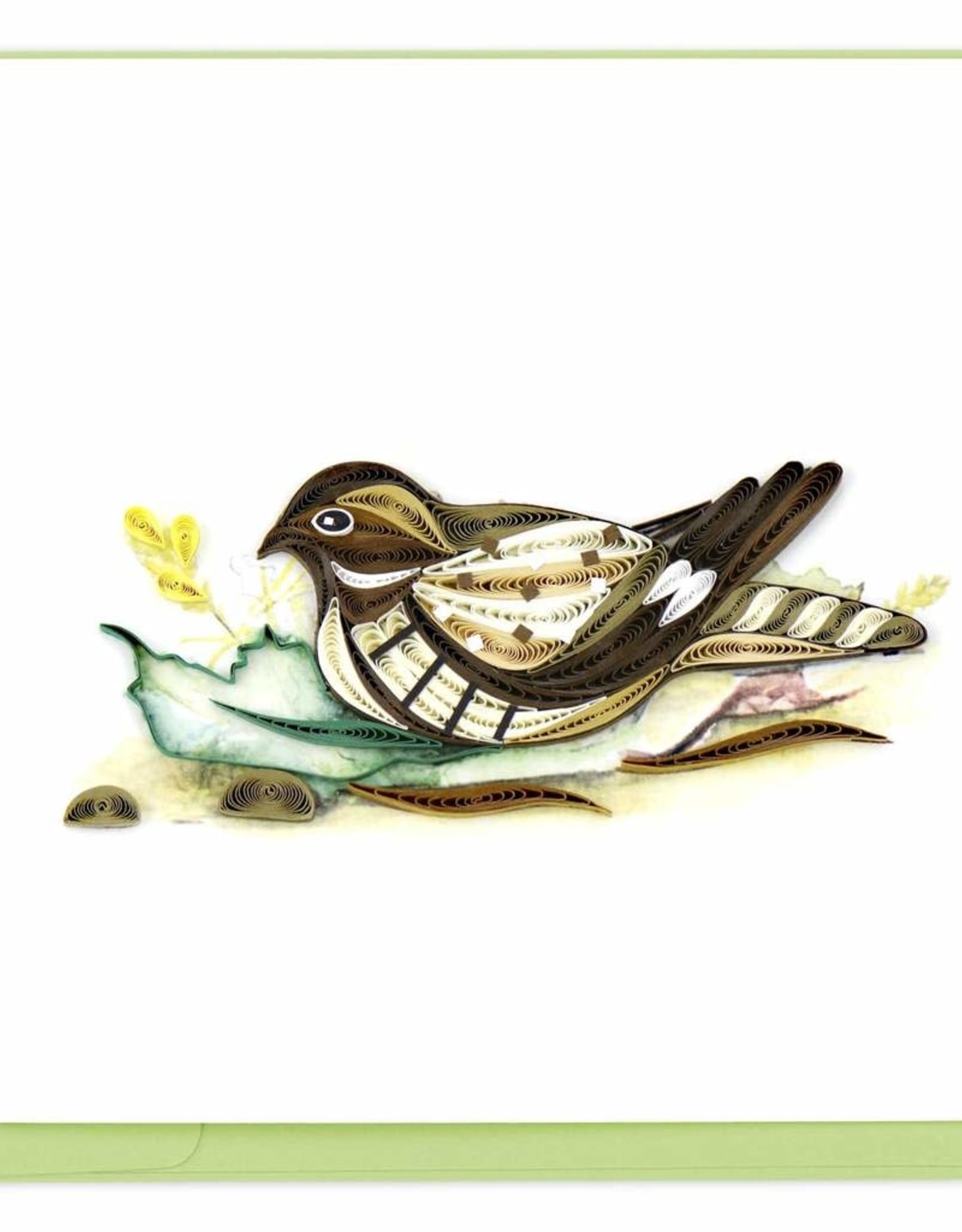 Quilling Card Quilled Nighthawk Greeting Card