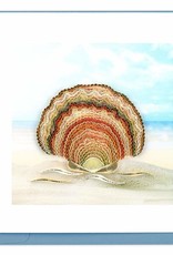 Quilling Card Quilled Scallop Shell Greeting Card