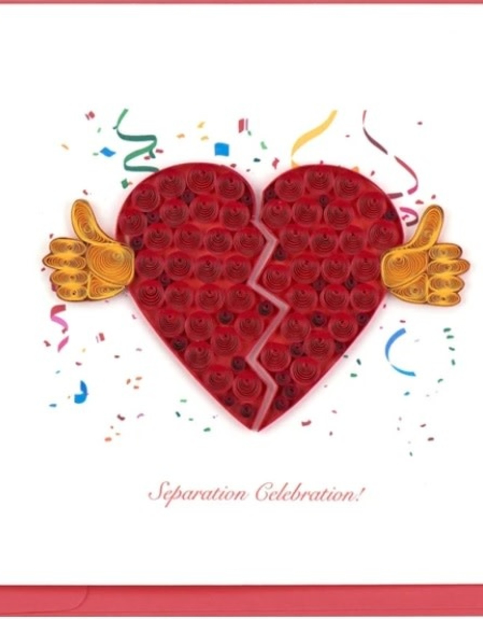 Quilling Card Quilled Separation Celebration Greeting Card