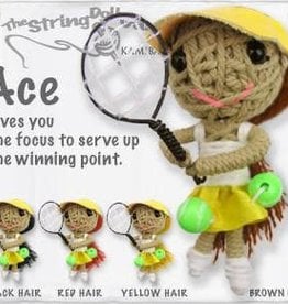 Astronaut Brown String Doll Keychain - Global Gifts