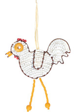 Global Mamas Beaded Chicken Ornament