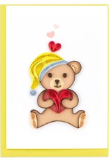 Quilling Card Quilled Teddy Bear Gift Enclosure Mini Card