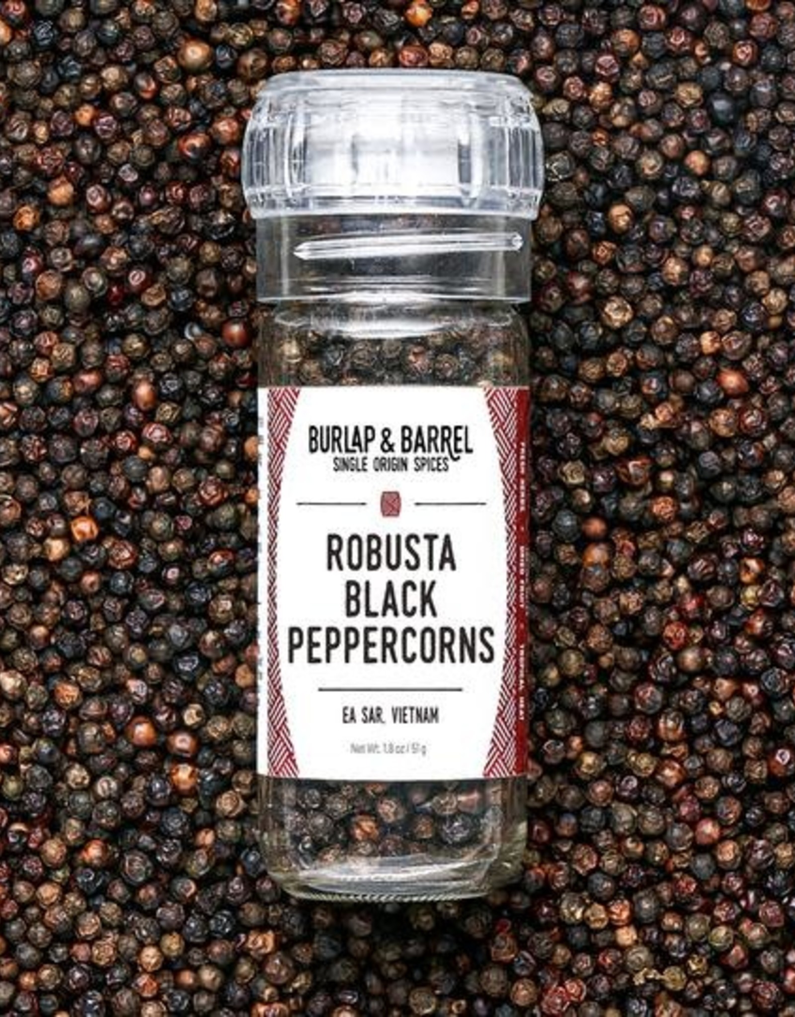 Burlap & Barrel Robusta Black Peppercorns