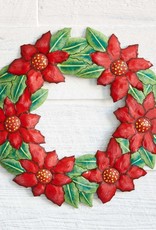 Serrv Poinsettia Wreath