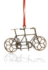 Serrv Built for Two Bike Ornament