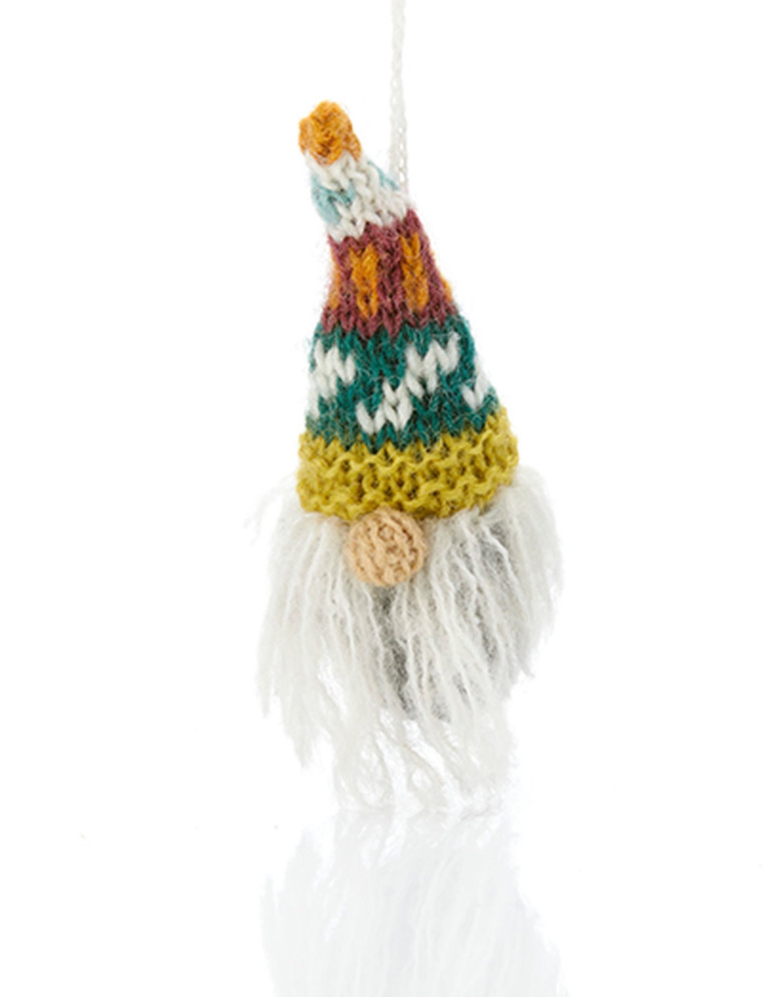 Serrv Knitted Gnome Ornament